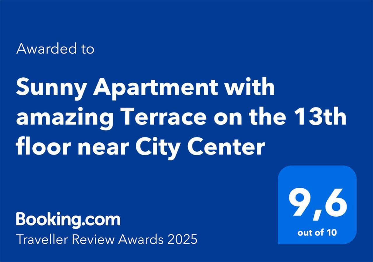 Sunny Apartment With Amazing Terrace On The 13Th Floor Near City Center Bratislava Eksteriør bilde